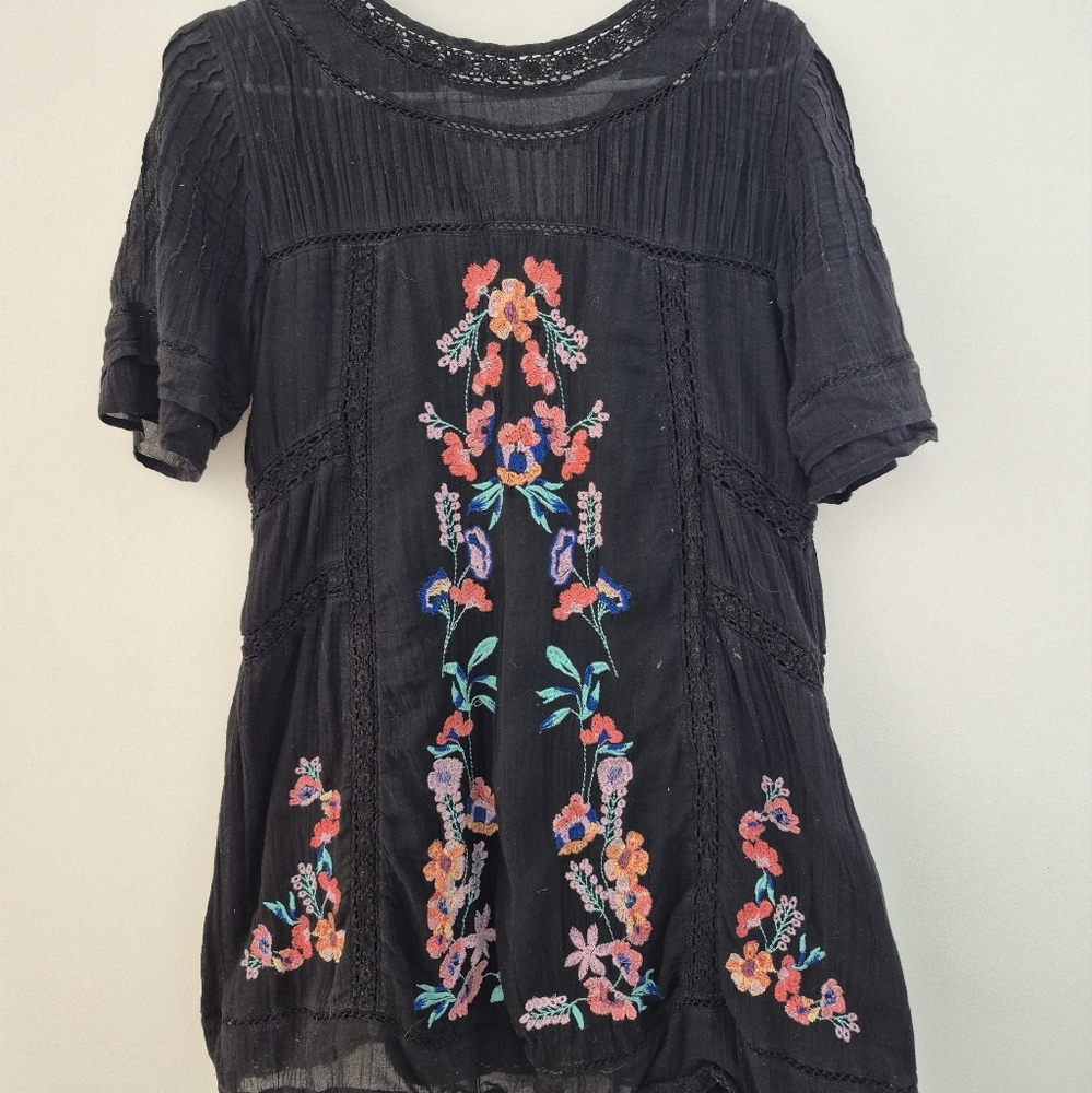 Free People Embroidered Tunic
